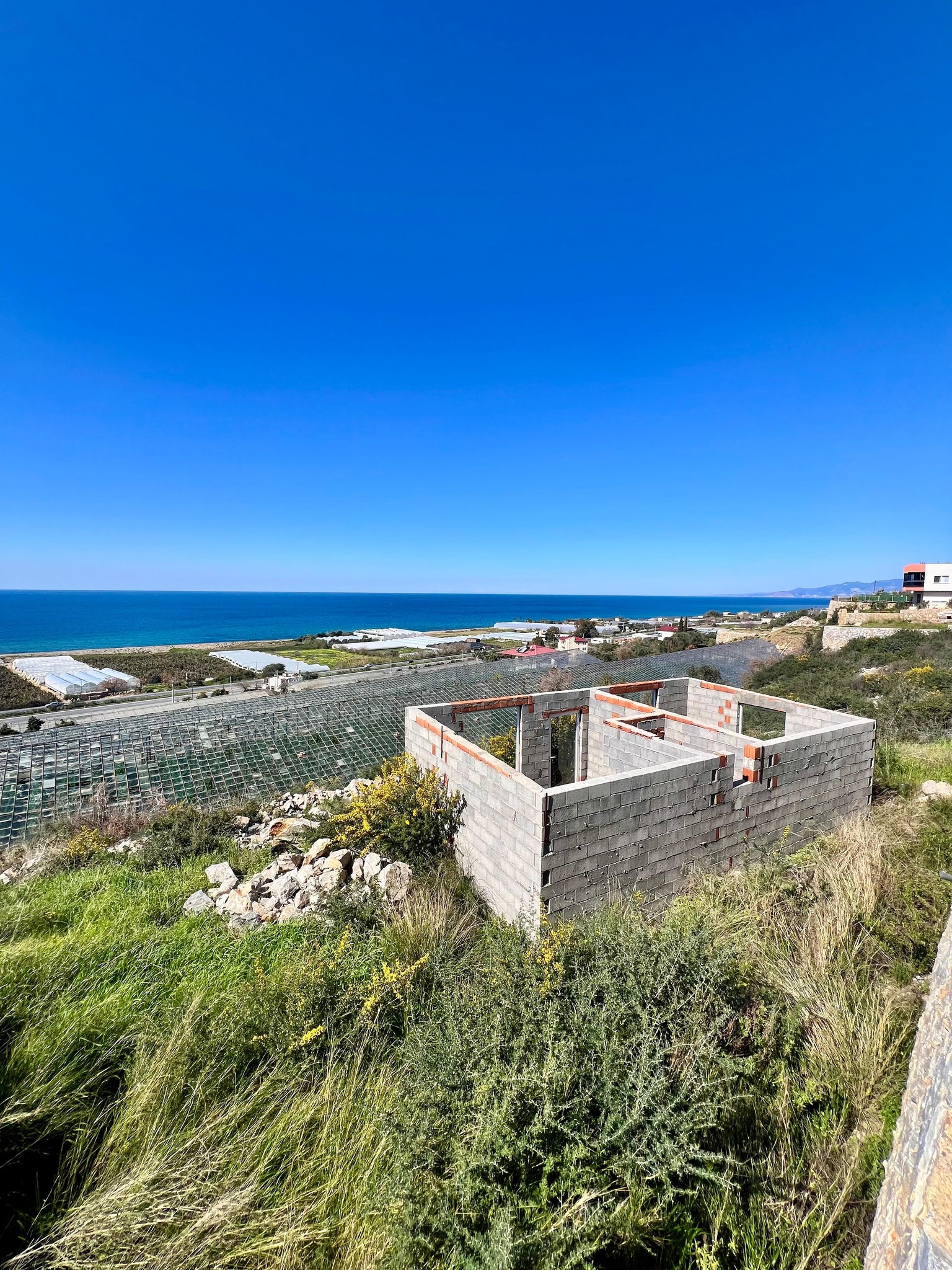 Građevinsko zemljište s pogledom na more – Alanya