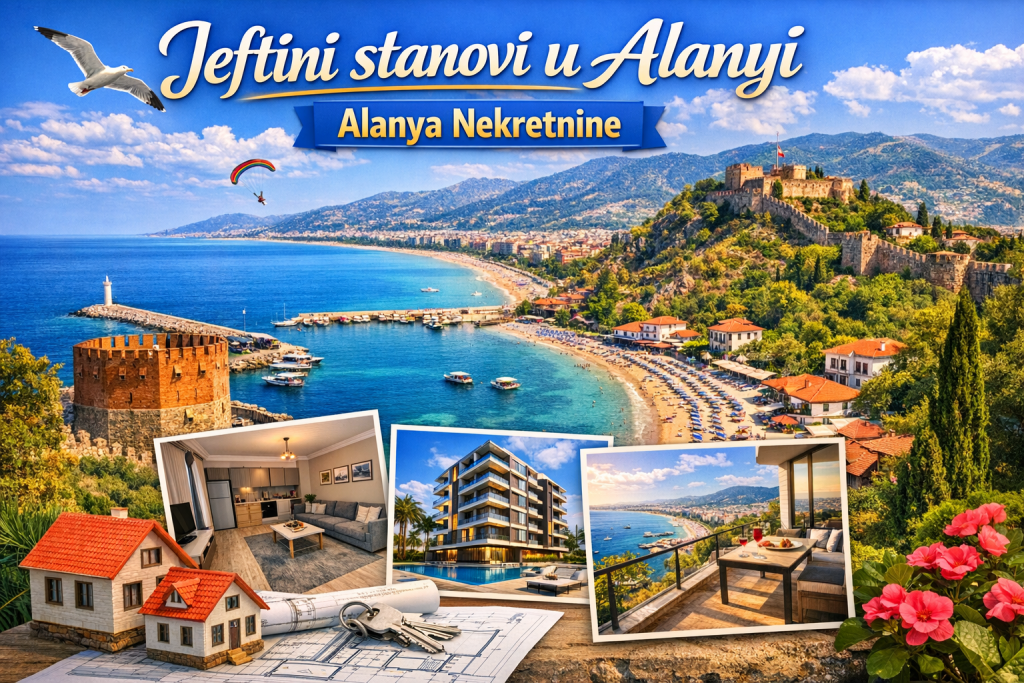 Jeftini stanovi u Alanyi / nekretnine