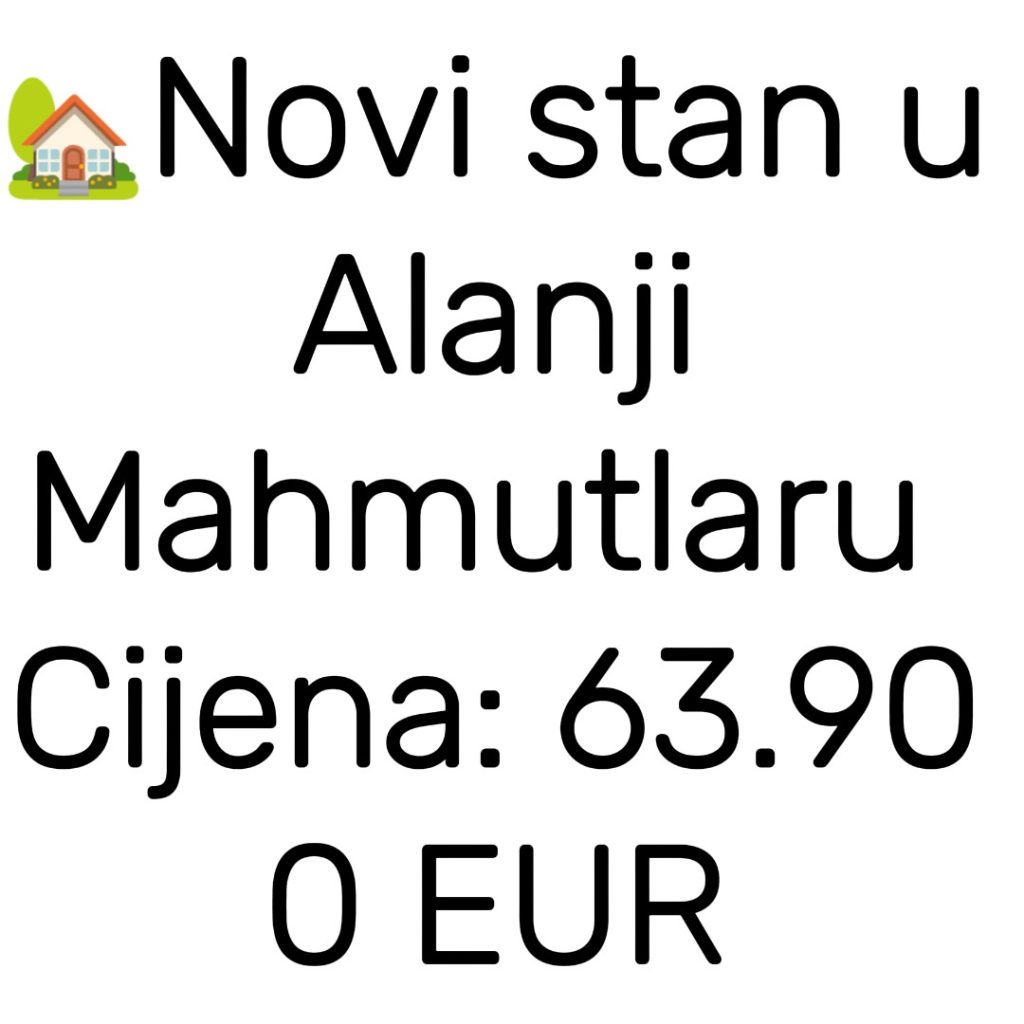 Stanovi u turskoj alanya