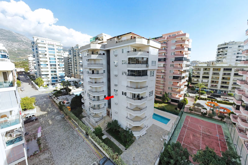 Stan na prodaju u Mahmutlaru Alanya – 2+1 Namješten, 200m od mora