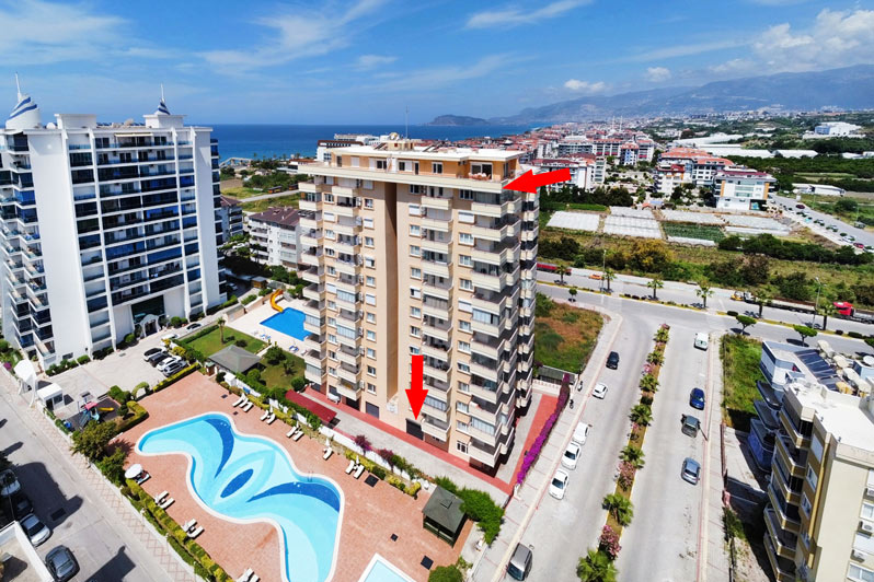 Luksuzni duplex penthouse na prodaju u Mahmutlaru