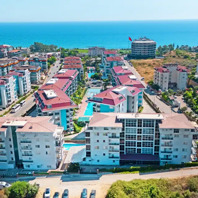 Potpuno namješten baštenski dupleks 2+1 na prodaju u Kestelu, Alanya