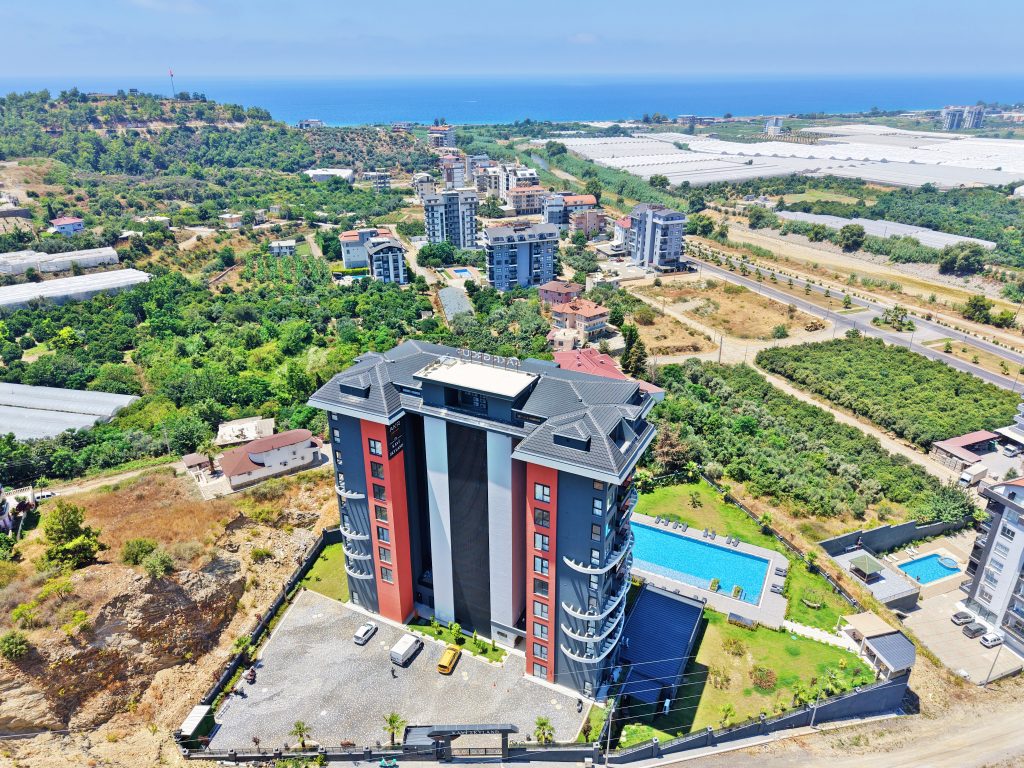Potpuno namješten stan 1+1 u kompleksu Kavi Skyland – Demirtaş, Alanya
