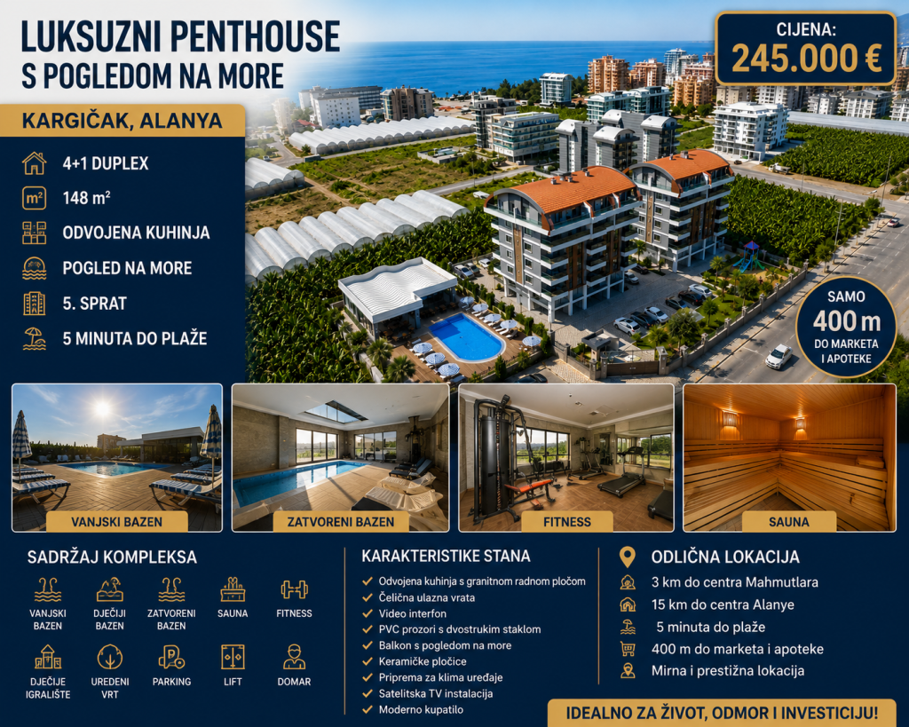  duplex Kargıcak, nekretnine u Turskoj