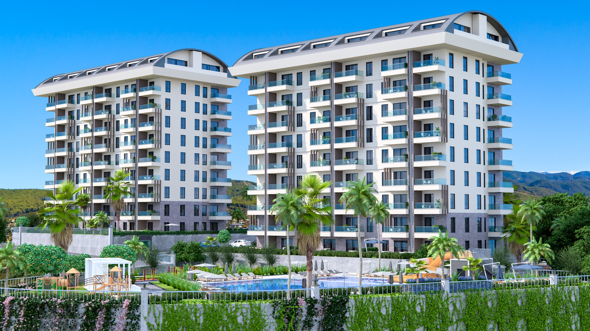 Stan 1+1 na prodaju u Konak Toweru, Payallar – Alanya