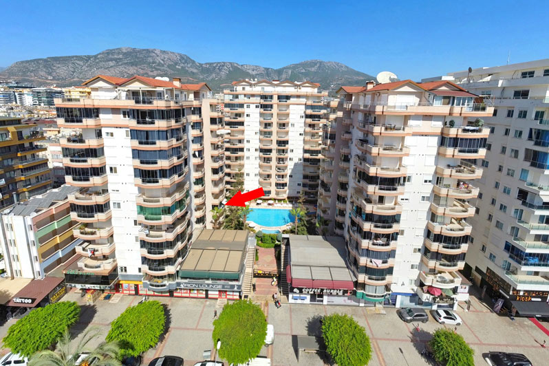 Moderna namještena 2+1 nekretnina blizu plaže u Mahmutlaru, Alanya