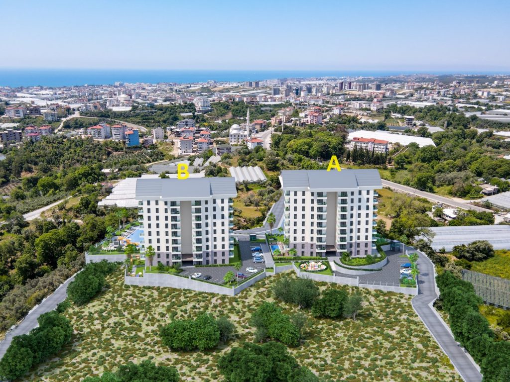 Stan 1+1 na prodaju u Konak Toweru, Payallar – Alanya
